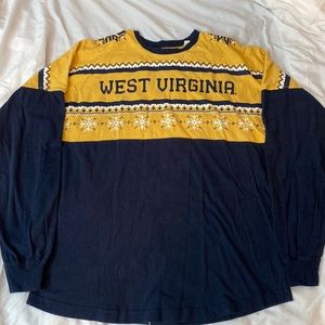 WVU holiday long sleeve